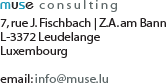 MUSE Consulting - Luxembourg - 50, rue des Pr�s - Steinsel
